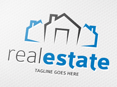 Real Estate Logo creative editable elegant eps logo logo design modern real estate unique vector