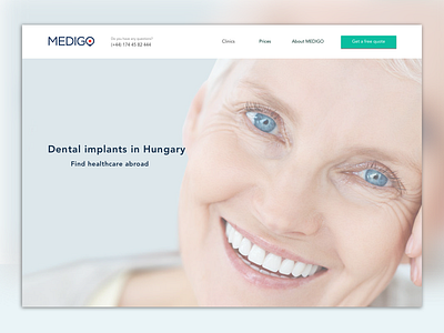 MEDIGO Landing page