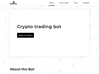 Crypto trading bot in monochrome