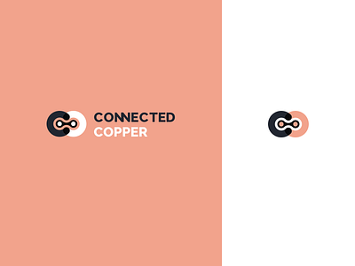 Connected Copper Logo Re-design design internet of things iot logo logo redesign re branding web