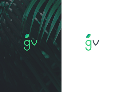 GreenVision Logotype bio data carbon dashboard demand design ecologic ecological ecology emission logo vector web