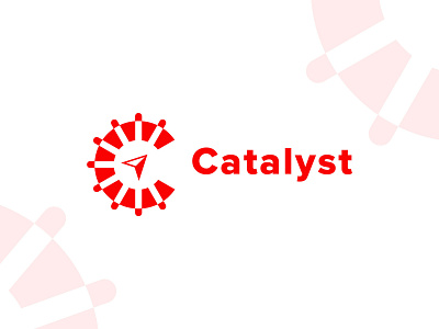 Catalyst Compass Direction Logo Design 2023 brand identity design branding compass creative direction identity logo logotype visual identity design