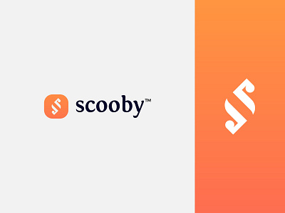 Scooby Audio Music Logo Design app icon branding gradient icon identity logo logos mark modern