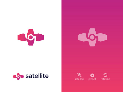 Satellite Company Logo Design | Space Logo