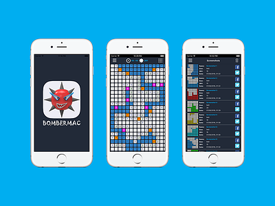 Bombermac - iOS Puzzle Game bombermac game ios minesweeper puzzle