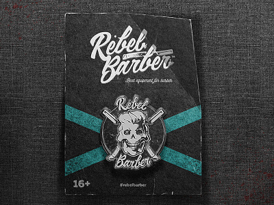 Rebel Barber art badge barber branding creative logo photoshop