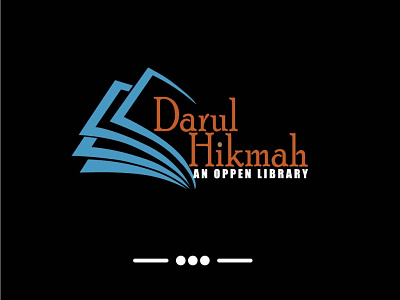 A Library Logo Name : Darul Hikmah Tagline : An Open Library graphic design logo