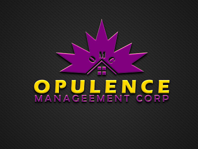 Logo Design Logo Name: Opulence Management Corp 3d animation branding graphic design logo motion graphics