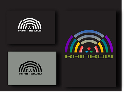 Logo Design Logo Name: Rainbow graphic design logo logo design minimalist logo modern logo