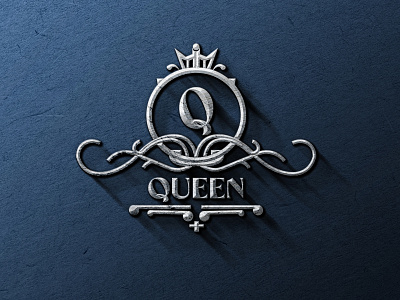 Logo name: QUEEN branding design graphic design illustration logo