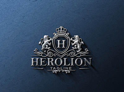 Luxury Logo Design Logo Name: Herolion branding design graphic design illustration logo motion graphics vector