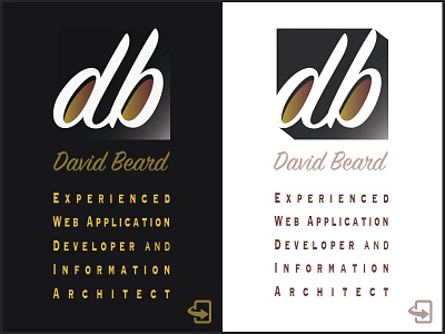 Business card Fronts for: http://www.david-beard.com/ business card david beard developer garnet garnet and gold gold seminoles