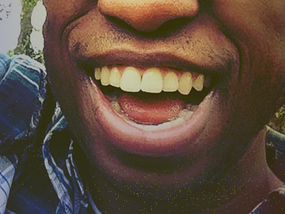 Tron Joy Panel III african american bright joy smile