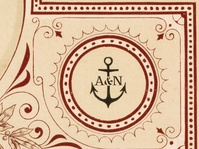 A & N engravings wedding