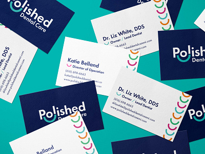 Polished Dental Care Business Cards