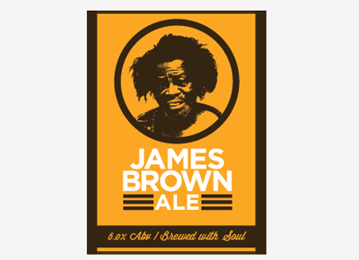 James Brown Ale V2 beer brown homebrew james brown ale packaging