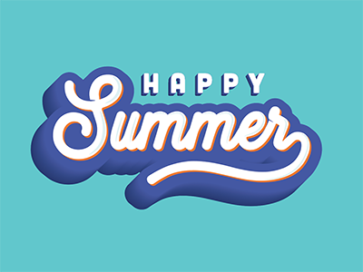 Happy Summer! custom custom type happy summer lettering summer type