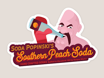 Soda Popinski's Southern Peach Soda