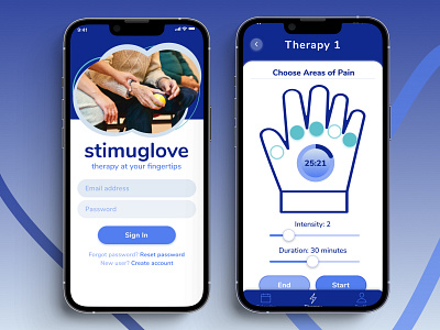 Stimuglove App dailyui design mobile ui