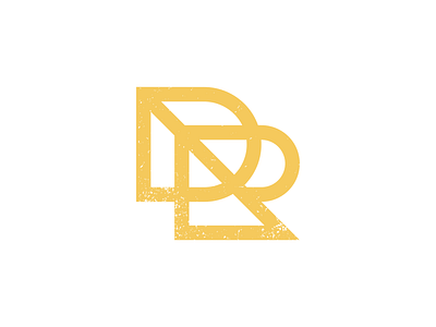 DR branding design golden ratio lettermark logo minimal monogram symbol typography