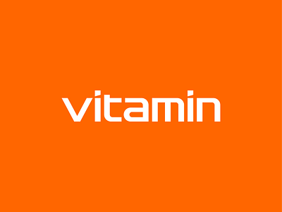 vitamin branding design furniture lettermark logo logotype logotypedesign minimal type typedesign typography vitamin