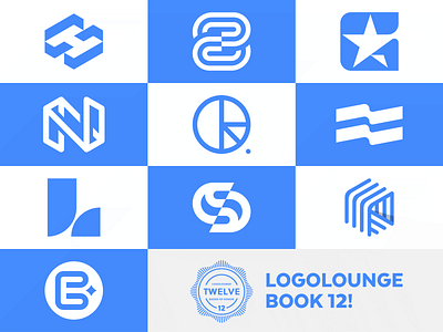 LogoLounge Book 12 badgeofhonor book12 branding golden ratio icon logo logolounge mark minimal monogram symbol typography winner