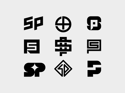 Sam Pilgrim 02 branding icon lettermark logo mark minimal monogram mountainbike mtb professional symbol typography