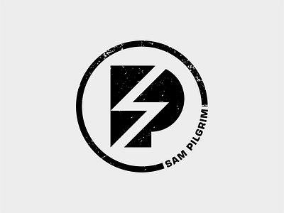 Sam Pilgrim v.01 branding downhill freeride golden ratio icon lettermark logo mark minimal monogram mtb symbol typography