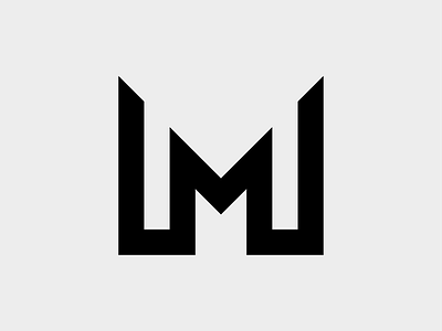 M Logo architect architecture branding icon imagination lettermark logo mark minimal monogram open space symbol typography whitespace