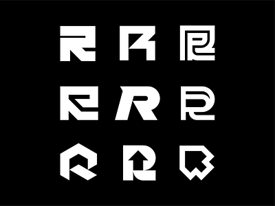 R explorations branding explorations icon lettermark logo mark minimal monogram symbol typography