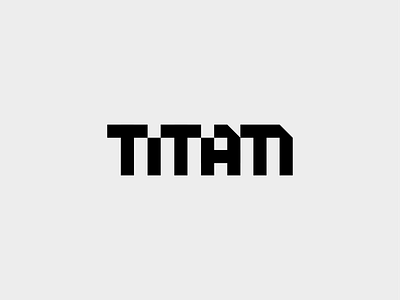 TITAN - logotype branding connect digital identitydesign logo logotype minimal rhytm technology titan typography