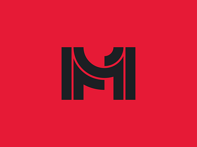 M1 - Logo bike bike logo bikecomponents branding downhill dynamic golden ratio logo mark minimal mtb sports sports logo sportswear stuttgart symbol technology