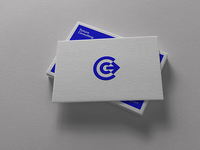 Business Cards: Future Consulting branding business card consulting corporate design corporate identity future identity design logo mark minimal stationery symbol