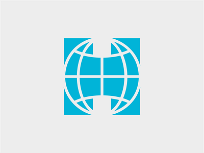H - Worldwide bike branding connect icon logistic logo mark minimal monogram network sports symbol technology transport typography world worldwide