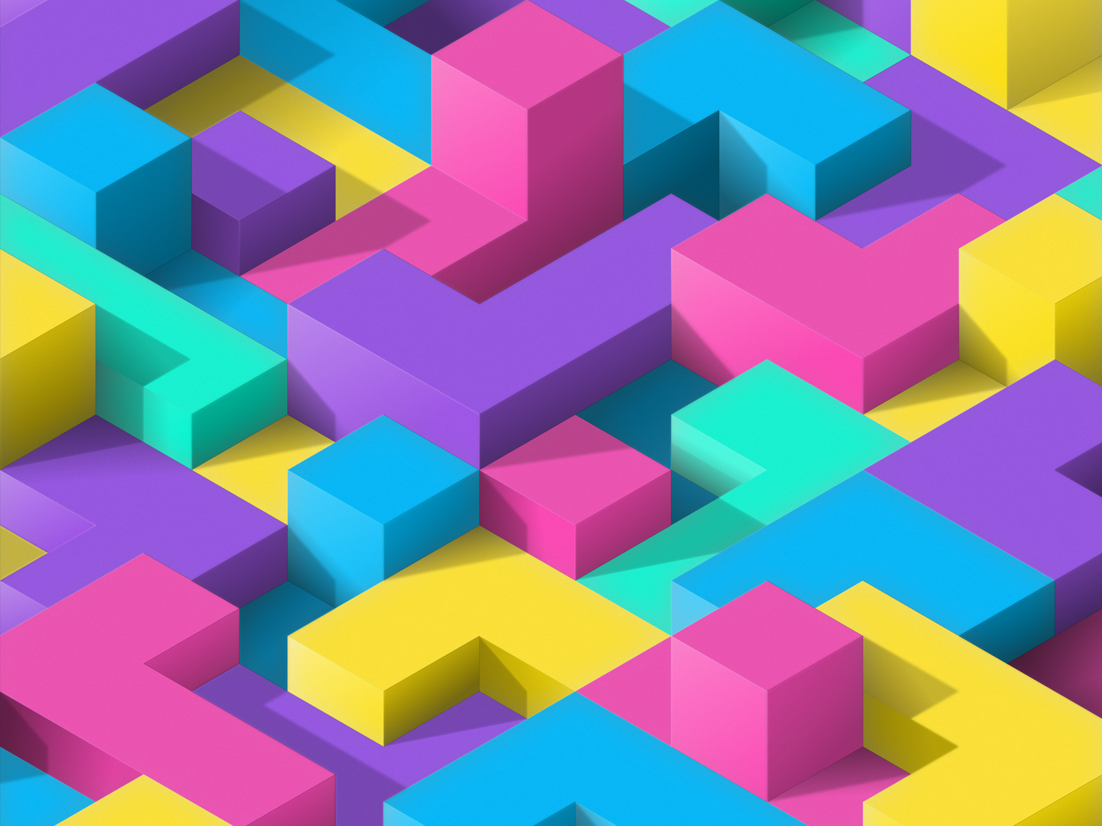 blockland #01 blockland blocks colorful design gradient illusion isometric minimal nft nftart nfts shadow tetris vector vectorart