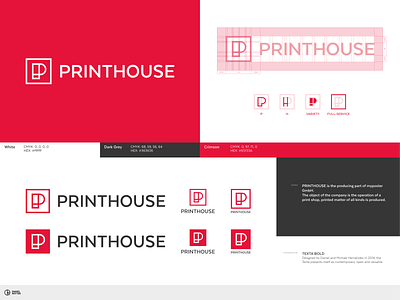 Printhouse - Micro Guide branding construction design guide lettermark logo mark micro guide minimal monogram symbol typography