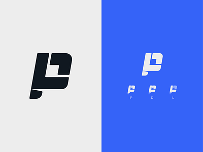 PDL - Logo app athlete bike biking branding dynamic location logo minimal monogram pdl saas sport sports logo typography