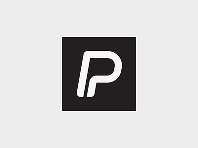 P - Logo athlete branding connection crypto dynamic logo mark minimal monogram nft p route sports symbol team together