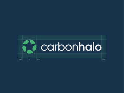 carbonhalo - logo brand desgin brand identity branding carbon carbon footprint carbon reduction logo mark minimal saas symbol web3
