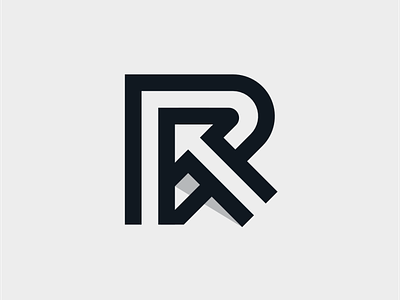 R-arrow arrow branding logo mark minimal monogram nft r saas symbol typography web3