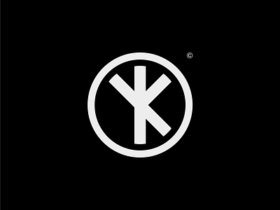 YK - Logo branding clothing fashion logo mark minimal monogram saas sports sportswear symbol typography web3 yk