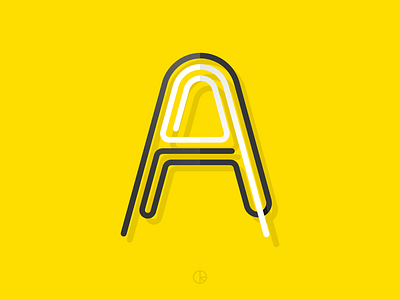 A 36daysoftype a alphabet glyphs goldenratio goodtype grid letter lettering lines love minimal peace type typeface typography