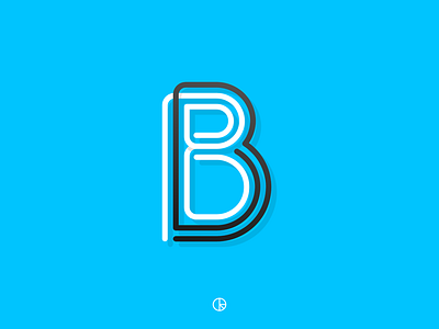 B 36daysoftype b glyphs golden ratio goodtype grid letter lines love minimal peace type typographie
