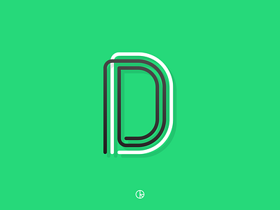 D 36daysoftype d letter type typography vector