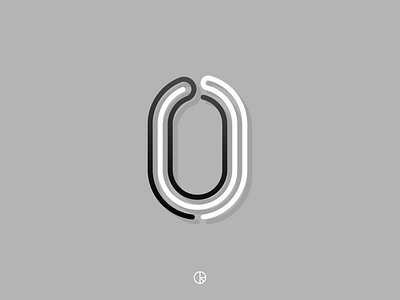 0 ... 36daysoftype affinity designer design golden ratio illustration lines minimal number number 0 typography vector