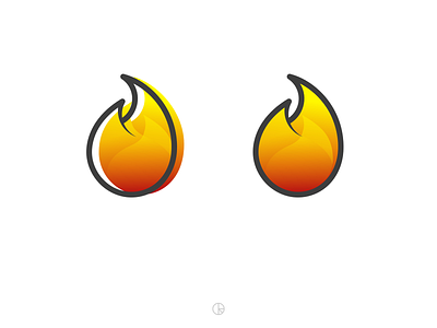 Fire: which one is better? affinity designer branding dailylogochallenge design fire golden ratio icon illustration lines logo minimal vector