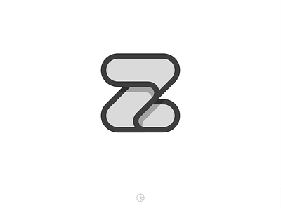 Z Monogram branding golden ratio icon letter lettermark logo mark minimal monogram