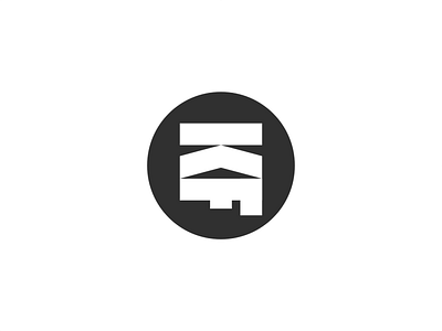 KF Monogram branding golden ratio icon lettermark logo mark minimal monogram symbol typography