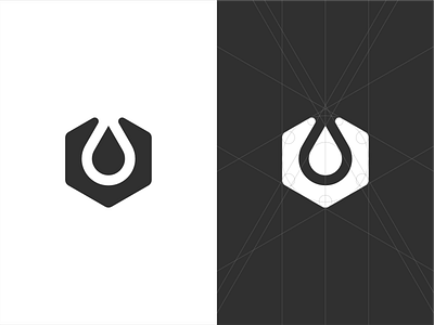 techdrop branding drop golden ratio icon logo mark minimal symbol technology waterdrop