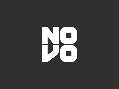 novo branding design golden ratio logo minimal novo typography